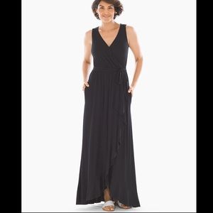 Soma Soft Jersey Ruffle Border Maxi Dress